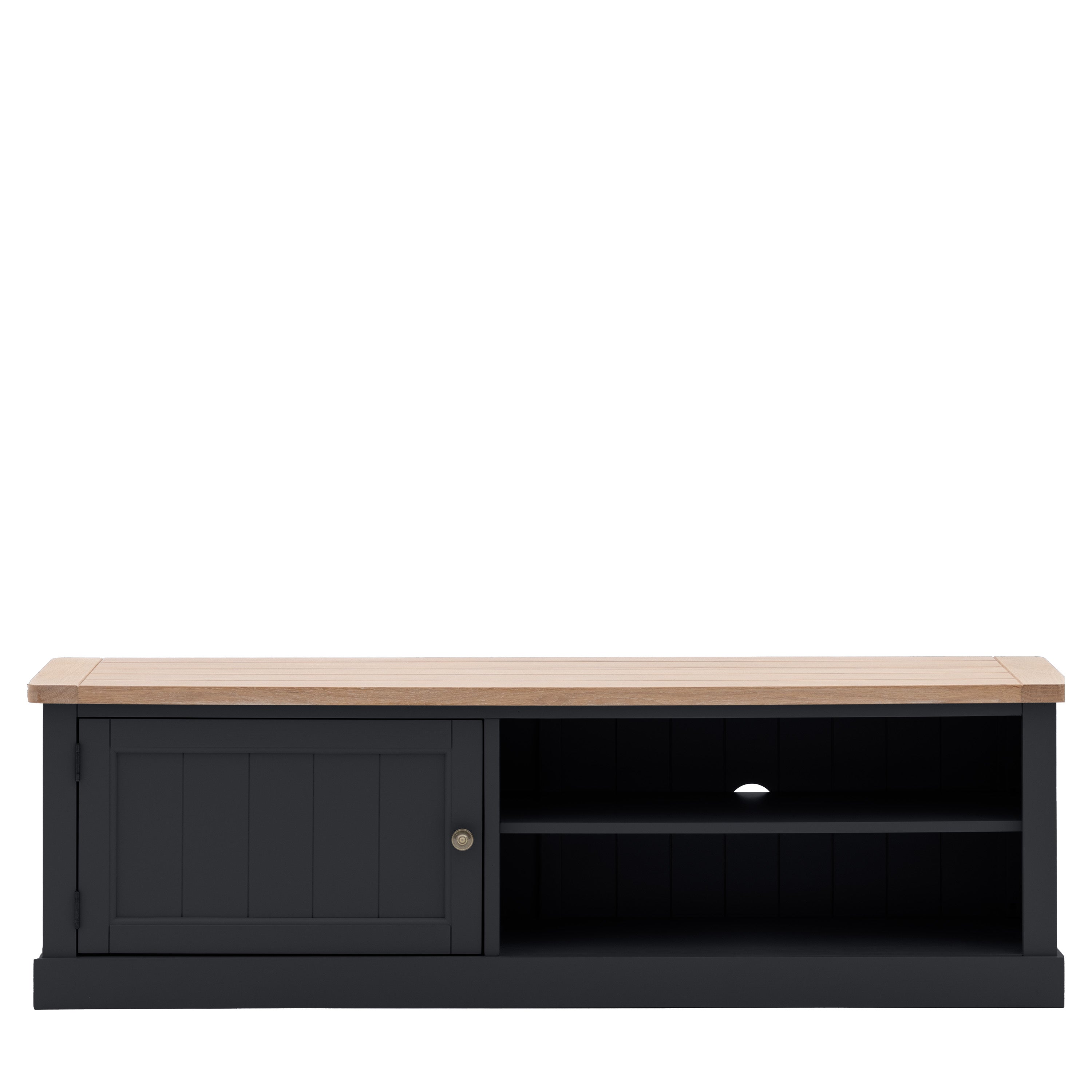 Radley Natural & Black Oak Wood TV Unit